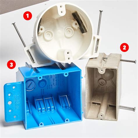 how wire electrical box|electrical outlet box types.